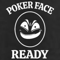 Poker Face Ready Gambling Texas Holdem Funny Card Playing Golf Towel