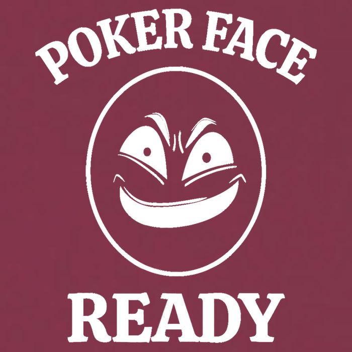Poker Face Ready Gambling Texas Holdem Funny Card Playing 16oz Travel Tumbler