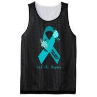 Ph Floral Ribbon Sexual Assault Awareness Month Mesh Reversible Basketball Jersey Tank