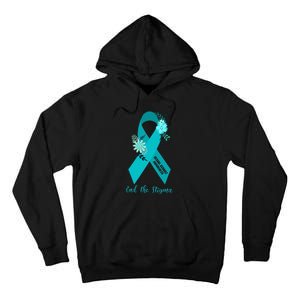 Ph Floral Ribbon Sexual Assault Awareness Month Tall Hoodie