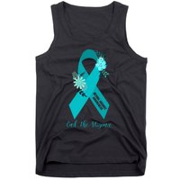 Ph Floral Ribbon Sexual Assault Awareness Month Tank Top