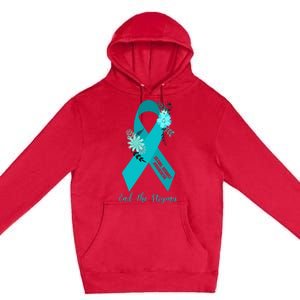 Ph Floral Ribbon Sexual Assault Awareness Month Premium Pullover Hoodie