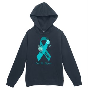 Ph Floral Ribbon Sexual Assault Awareness Month Urban Pullover Hoodie