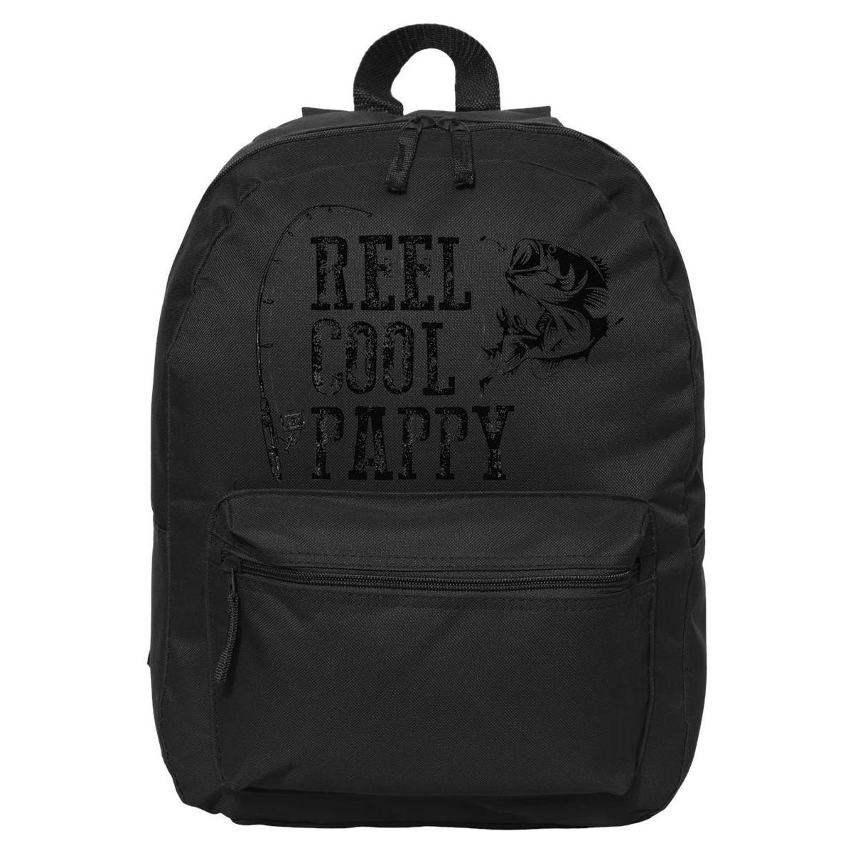Pappy Fishing Reel Cool Pappy Funny Gift 16 in Basic Backpack