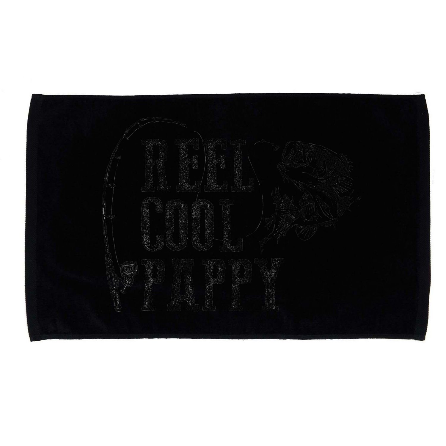 Pappy Fishing Reel Cool Pappy Funny Gift Microfiber Hand Towel
