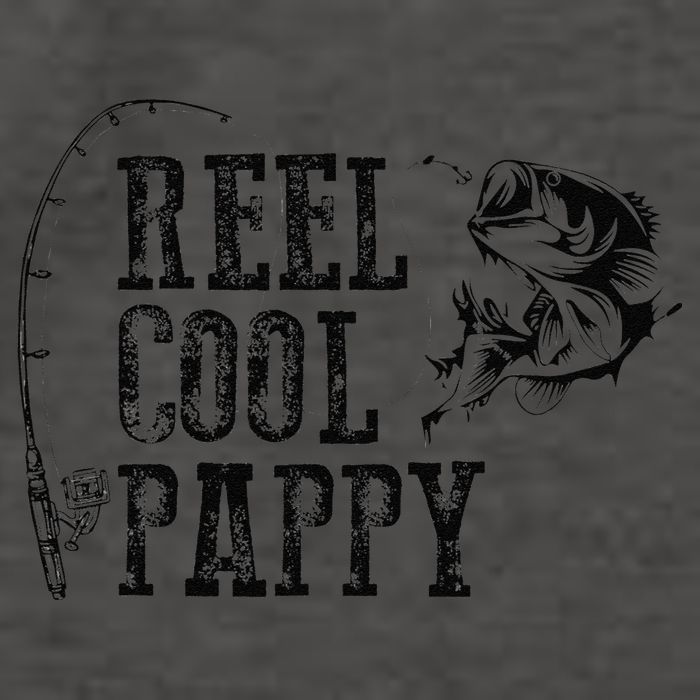 Pappy Fishing Reel Cool Pappy Funny Gift Vector Backpack
