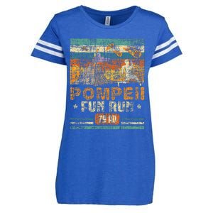 Pompeii Fun Run Geography Volcanologist Volcanology Enza Ladies Jersey Football T-Shirt