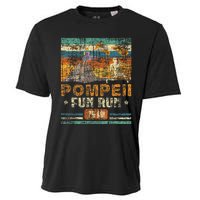 Pompeii Fun Run Geography Volcanologist Volcanology Cooling Performance Crew T-Shirt