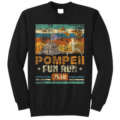 Pompeii Fun Run Geography Volcanologist Volcanology Sweatshirt