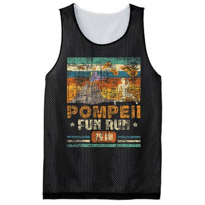 Pompeii Fun Run Geography Volcanologist Volcanology Mesh Reversible Basketball Jersey Tank