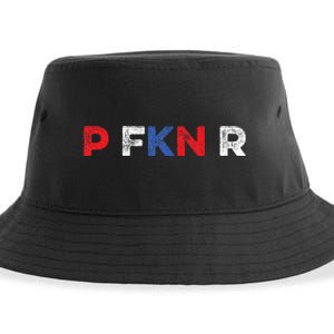 P FKN R Puerto Rico Fan Funny Meme Spanish Music Urban Slang Sustainable Bucket Hat