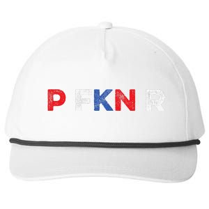 P FKN R Puerto Rico Fan Funny Meme Spanish Music Urban Slang Snapback Five-Panel Rope Hat