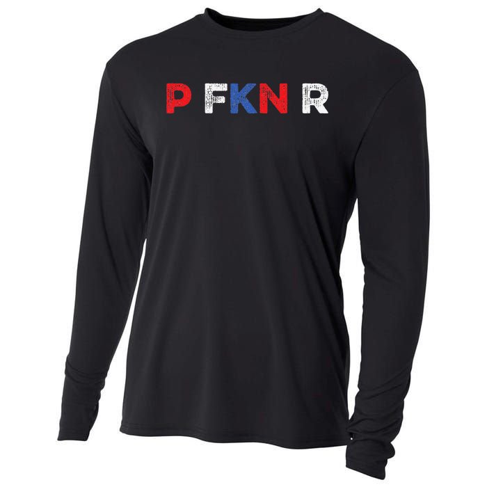 P FKN R Puerto Rico Fan Funny Meme Spanish Music Urban Slang Cooling Performance Long Sleeve Crew