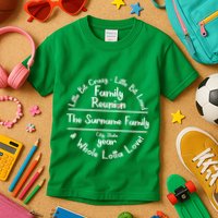 Personalized Family Reunion A Little Bit Crazy Little Bit Loud Whole Lotta Love Kids T-Shirt