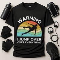 Parkour Free Running Training Traceur Retro Sport Flip Cooling Performance Crew T-Shirt