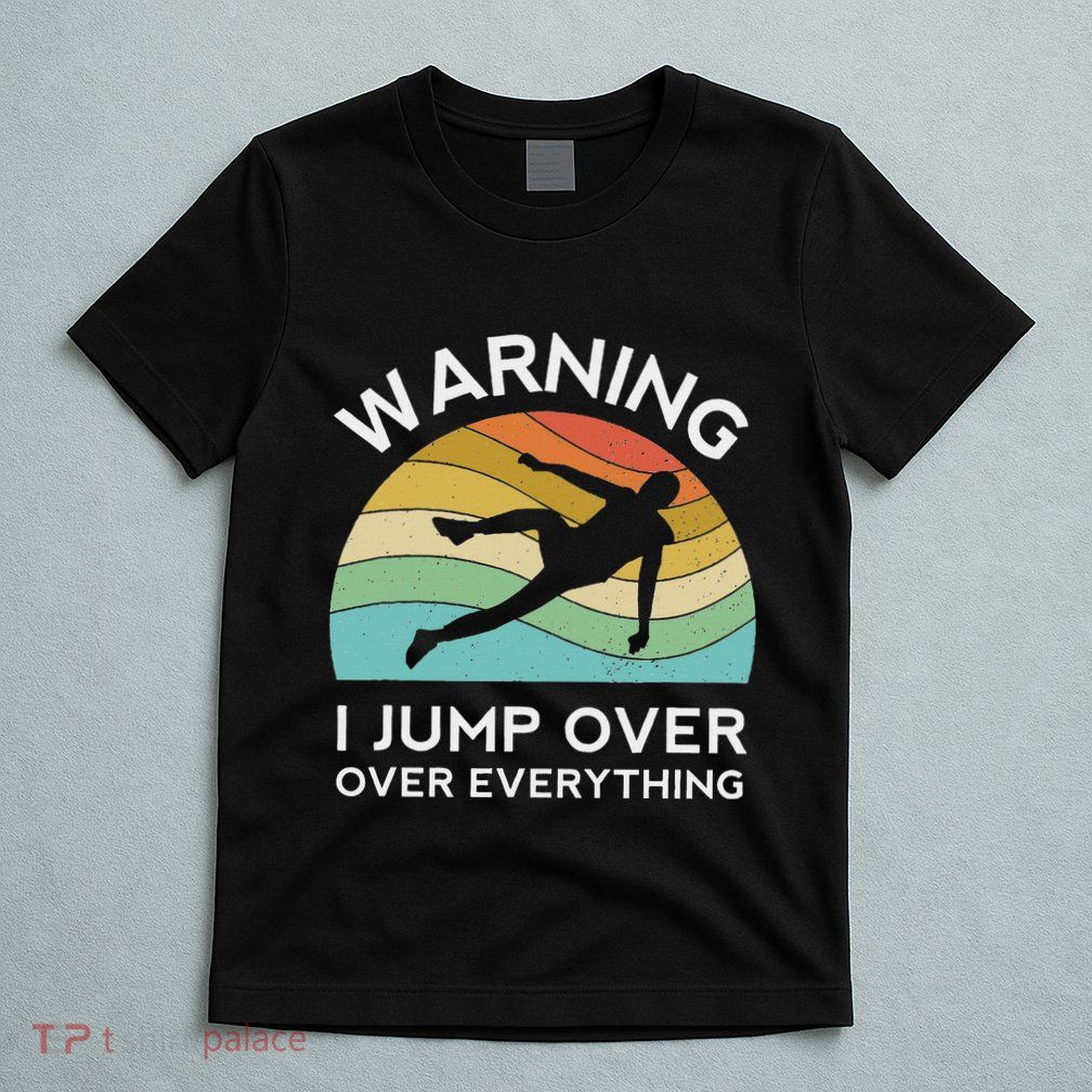 Parkour Free Running Training Traceur Retro Sport Flip T-Shirt