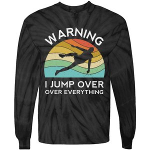 Parkour Free Running Training Traceur Retro Sport Flip Tie-Dye Long Sleeve Shirt