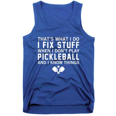 Pickleball Funny Saying Grandpa FatherS Day Gift Tank Top