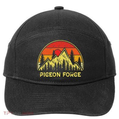 Pigeon Forge Souvenirs Great Smoky Mountains Tennessee Tn 7-Panel Snapback Hat