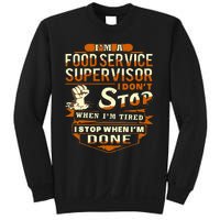 Proud Food Service Supervisor Funny Sweatshirt