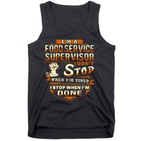 Proud Food Service Supervisor Funny Tank Top