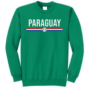 Paraguay Flag Sports Soccer Football Athletic Jersey Top Sweatshirt