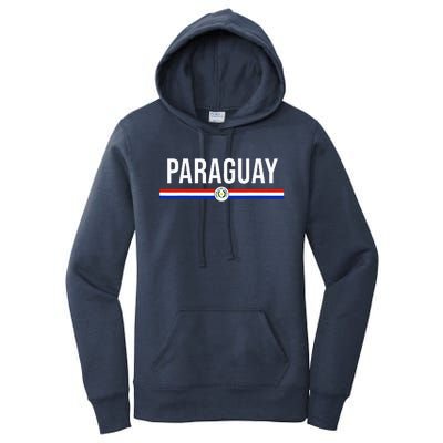 Paraguay Flag Sports Soccer Football Athletic Jersey Top Women's Pullover Hoodie