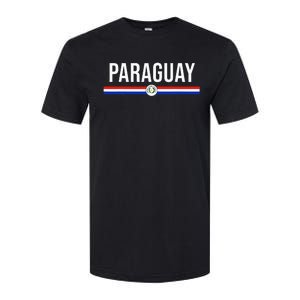 Paraguay Flag Sports Soccer Football Athletic Jersey Top Softstyle CVC T-Shirt