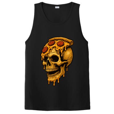 Pizza Food Skull Horror PosiCharge Competitor Tank