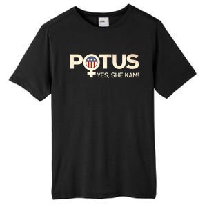 Potus Female Symbol Yes She Kam Harris For President Gift Tall Fusion ChromaSoft Performance T-Shirt