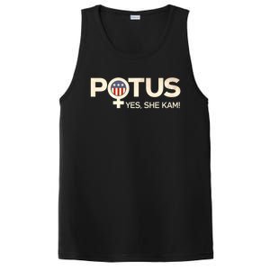 Potus Female Symbol Yes She Kam Harris For President Gift PosiCharge Competitor Tank