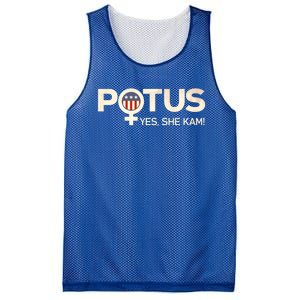 Potus Female Symbol Yes She Kam Harris For President Gift Mesh Reversible Basketball Jersey Tank