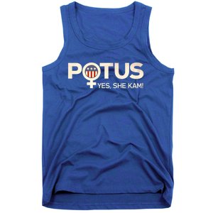 Potus Female Symbol Yes She Kam Harris For President Gift Tank Top