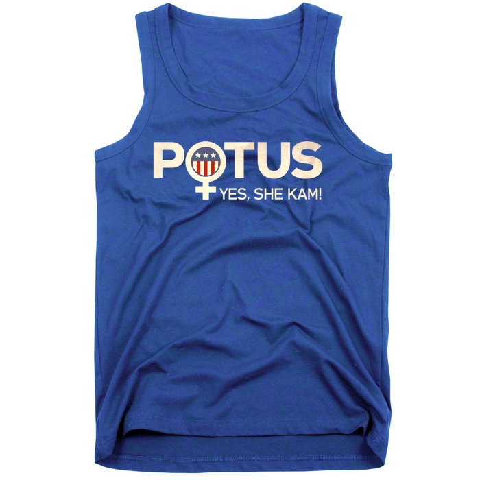 Potus Female Symbol Yes She Kam Harris For President Gift Tank Top