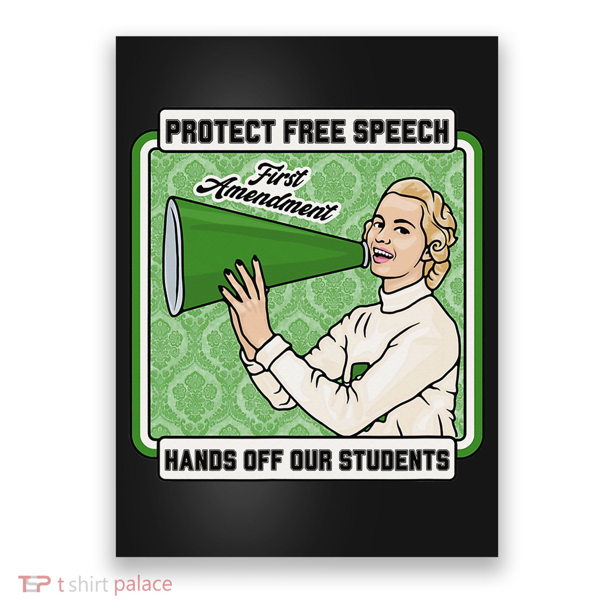 Protect Free Speech - Hands Off Our Students Poster