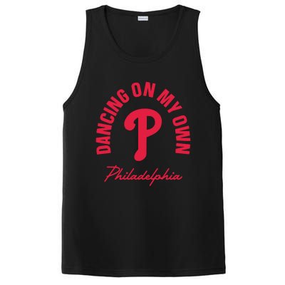 Philadelphia Funny Saying Dancing on My Own PosiCharge Competitor Tank