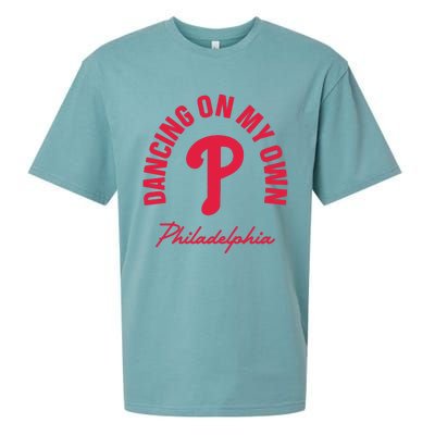 Philadelphia Funny Saying Dancing on My Own Sueded Cloud Jersey T-Shirt