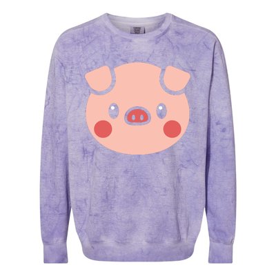 Pig Face Shirts Gift For Pig Lover Colorblast Crewneck Sweatshirt