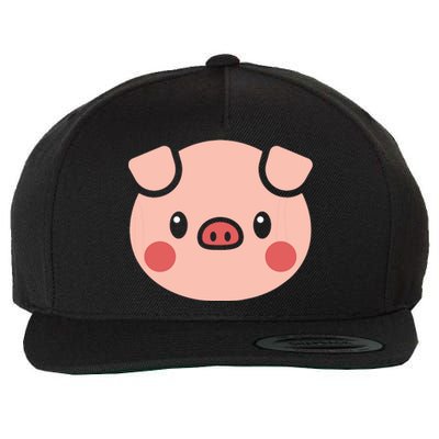 Pig Face Shirts Gift For Pig Lover Wool Snapback Cap