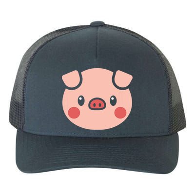 Pig Face Shirts Gift For Pig Lover Yupoong Adult 5-Panel Trucker Hat