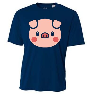 Pig Face Shirts Gift For Pig Lover Cooling Performance Crew T-Shirt