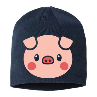 Pig Face Shirts Gift For Pig Lover Sustainable Beanie