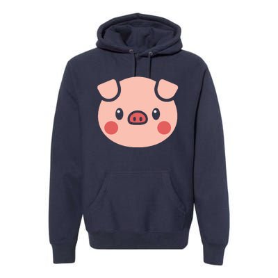 Pig Face Shirts Gift For Pig Lover Premium Hoodie