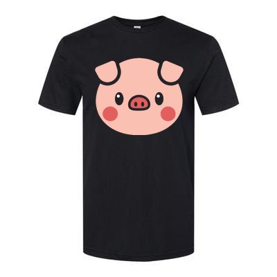 Pig Face Shirts Gift For Pig Lover Softstyle CVC T-Shirt