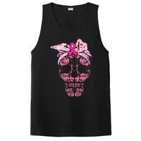 pink flamingo skull breast cancer awareness halloween PosiCharge Competitor Tank