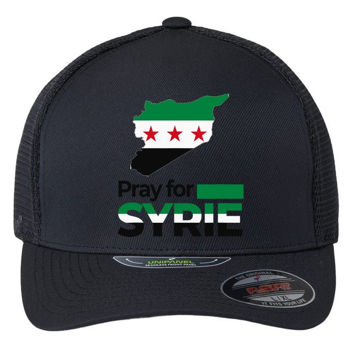 Pray For Syria | Women Flexfit Unipanel Trucker Cap