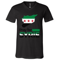 Pray For Syria | Women V-Neck T-Shirt