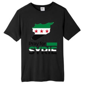 Pray For Syria | Women Tall Fusion ChromaSoft Performance T-Shirt