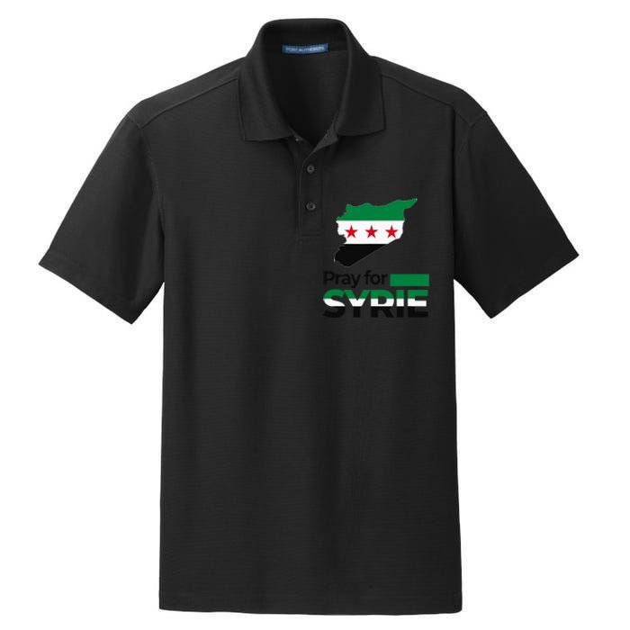 Pray For Syria | Women Dry Zone Grid Polo