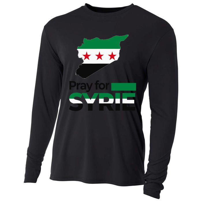 Pray For Syria | Women Cooling Performance Long Sleeve Crew